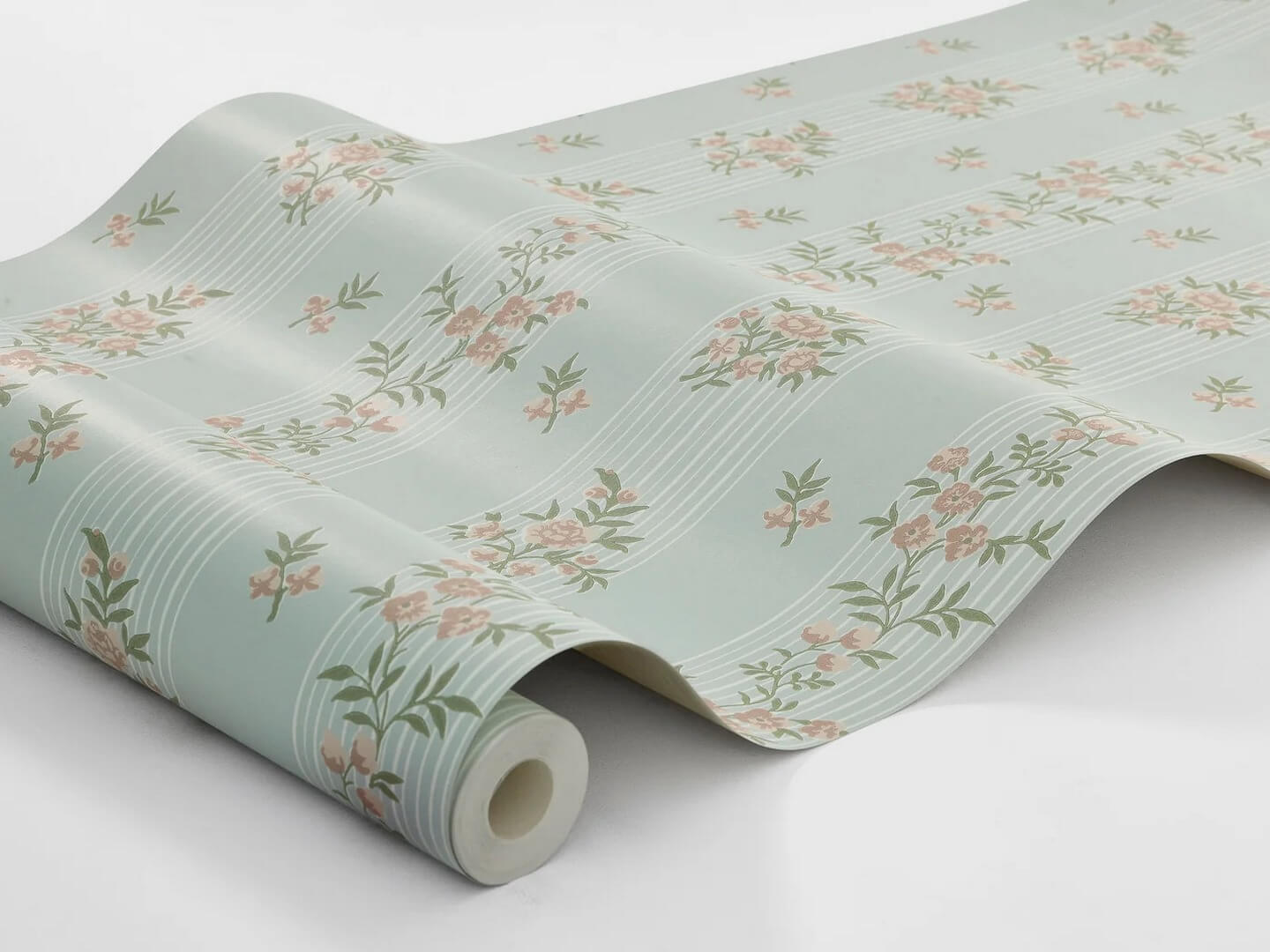 Tapeta kwiaty i pasy Boras Tapeter 9164 Hufvudsta Gard Flowers