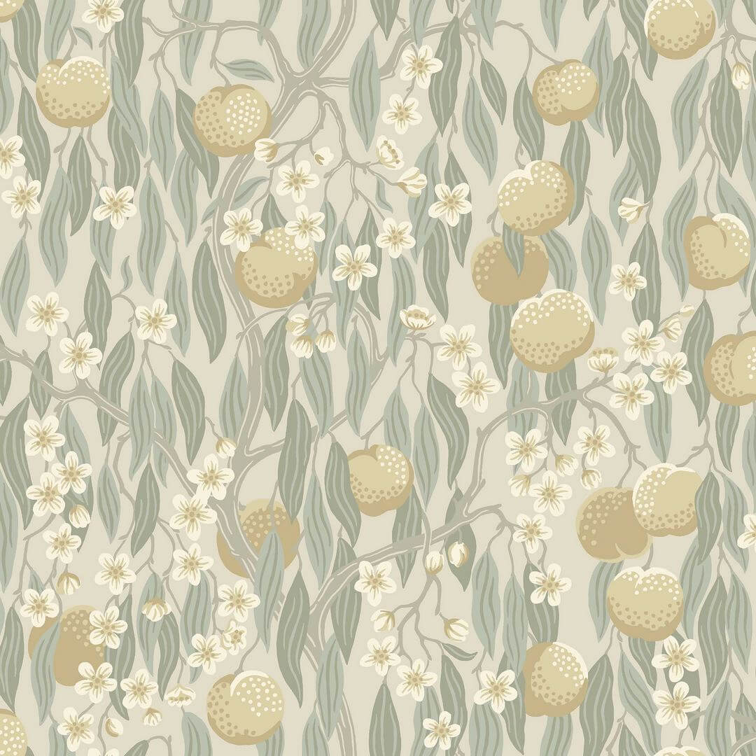Tapeta owoce Boras Tapeter 9166 Persikotrad Flowers