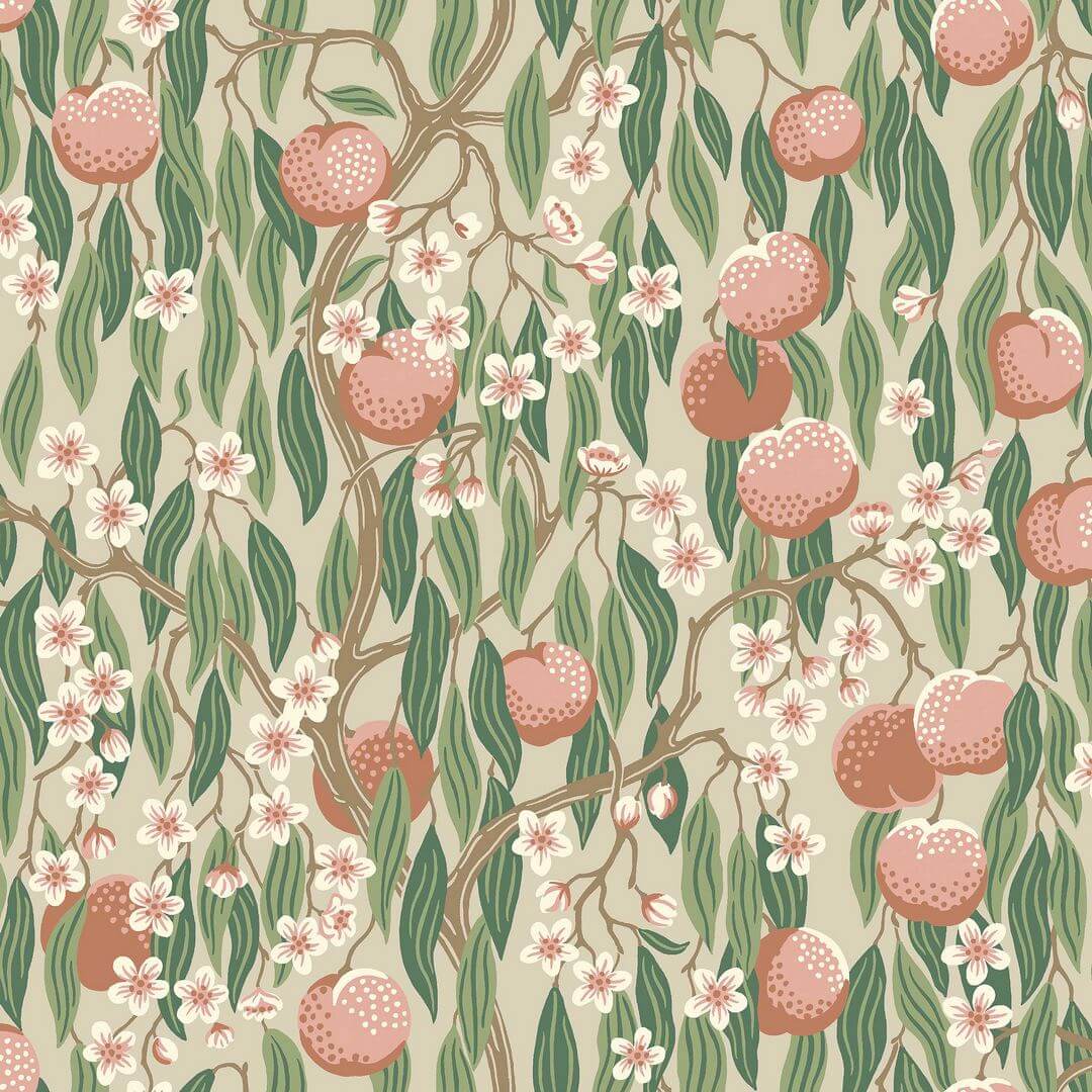 Tapeta owoce Boras Tapeter 9168 Persikotrad Flowers