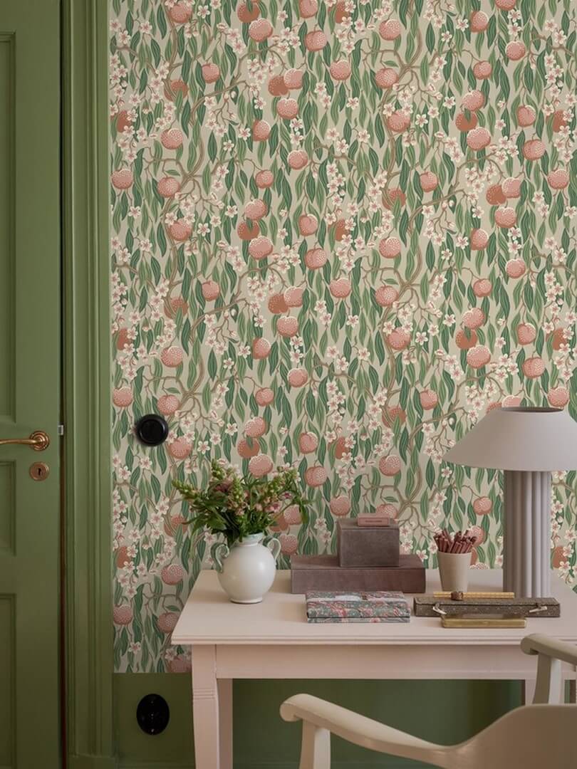 Tapeta owoce Boras Tapeter 9168 Persikotrad Flowers
