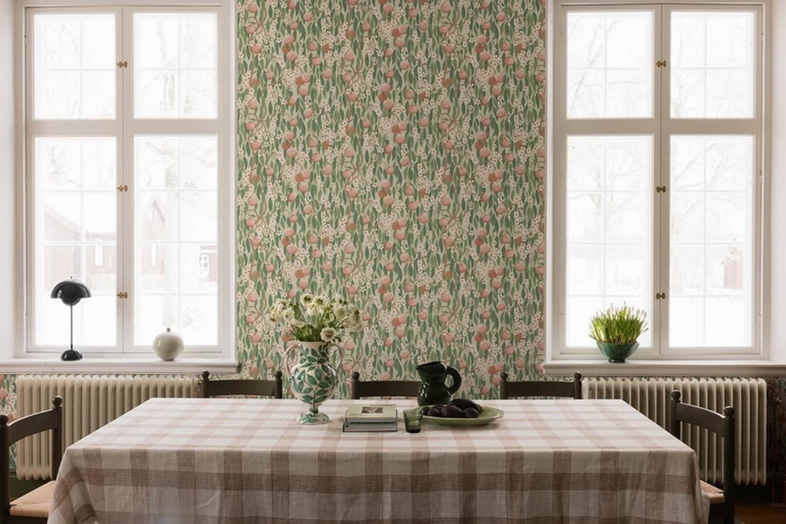 Tapeta owoce Boras Tapeter 9168 Persikotrad Flowers
