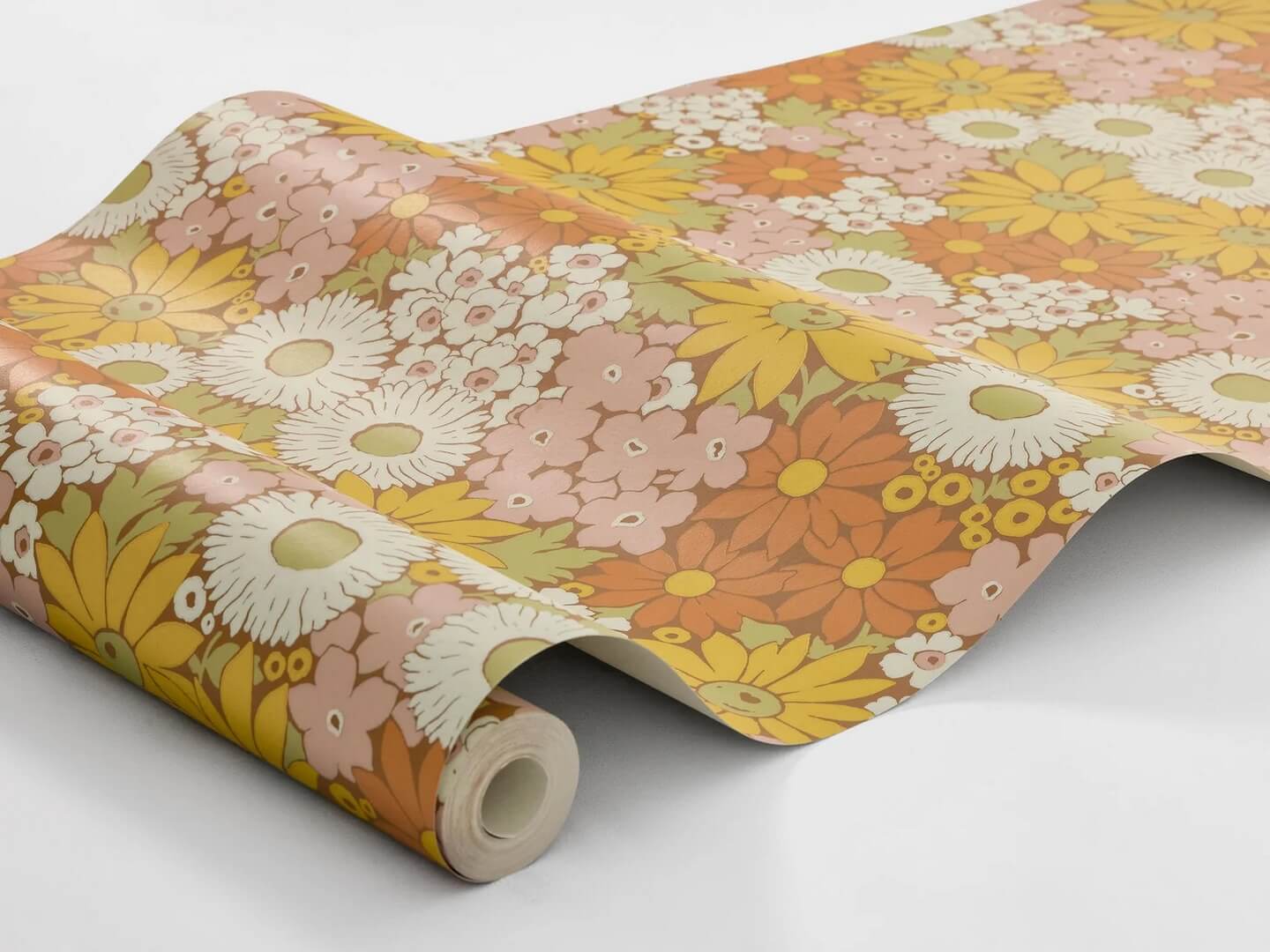 Tapeta kwiaty retro Boras Tapeter 9169 Flower Power Flowers