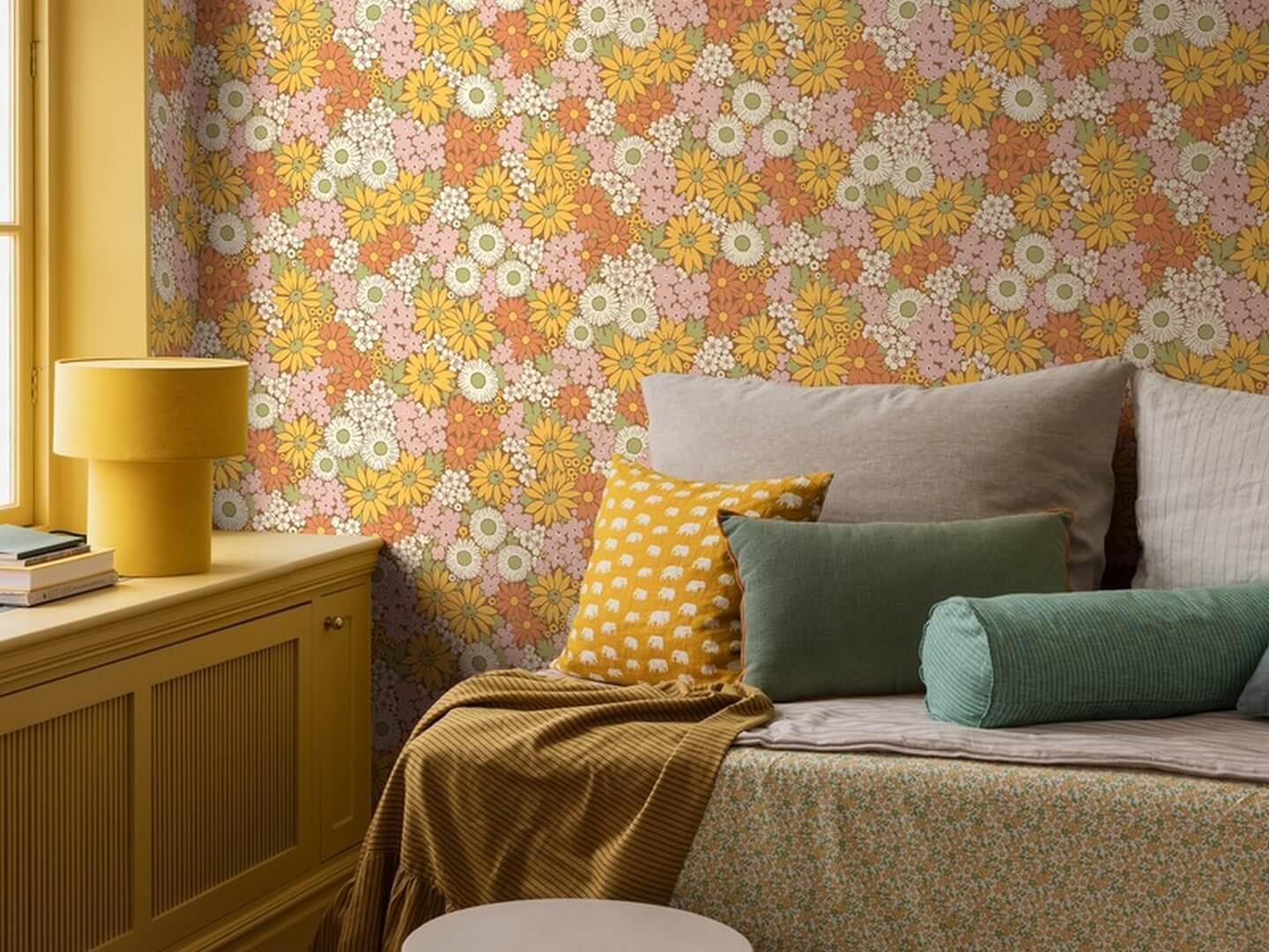 Tapeta kwiaty retro Boras Tapeter 9169 Flower Power Flowers
