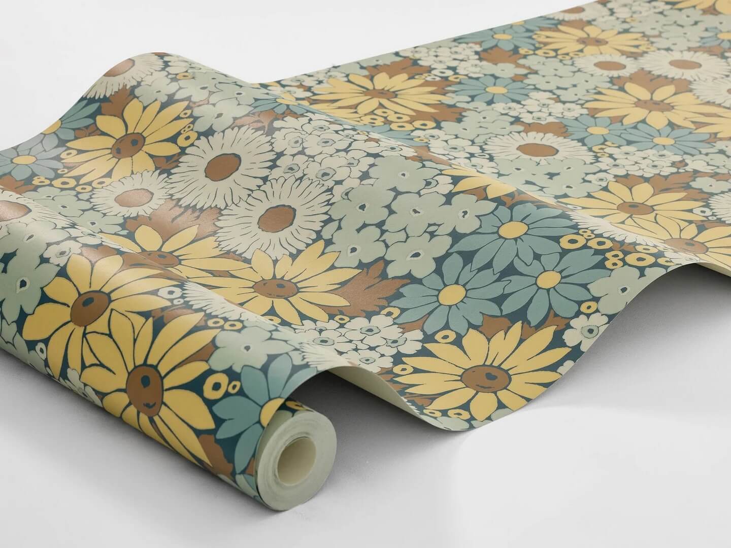 Tapeta kwiaty retro Boras Tapeter 9170 Flower Power Flowers