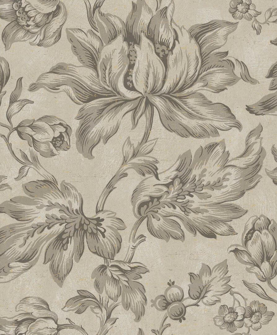 Tapeta kwiaty vintage Boras Tapeter 9158 Archive Flower Flowers