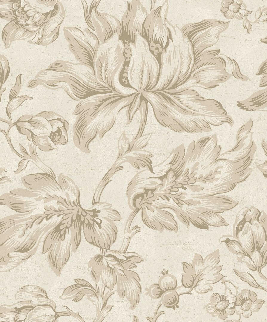 Tapeta kwiaty vintage Boras Tapeter 9156 Archive Flower Flowers