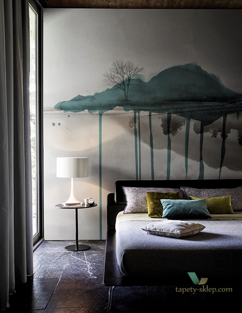 Tapeta do sypialni abstrakcyjny obraz Wall&Deco Cloud brush WDCB1601 Contemporary - tapeta na wymiar