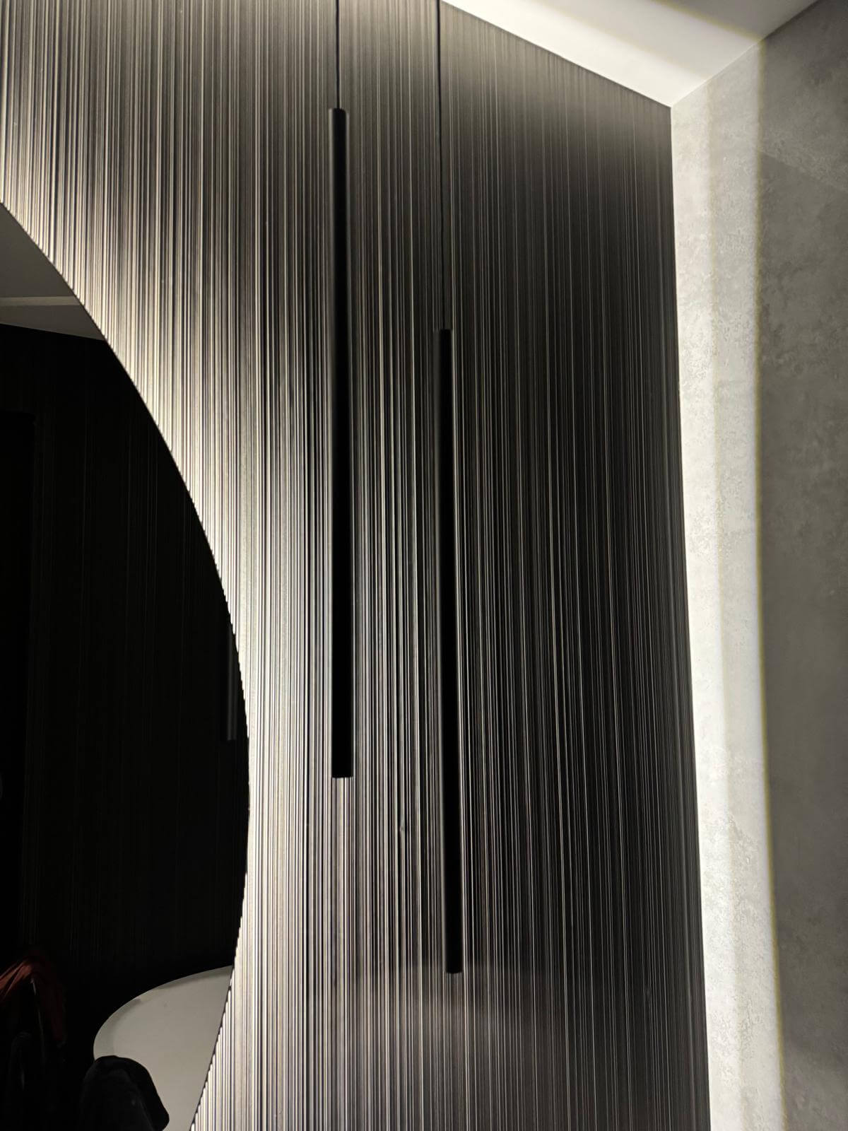 Tapeta Harry miedziana Glossy prążki W01.469 Vinylpex