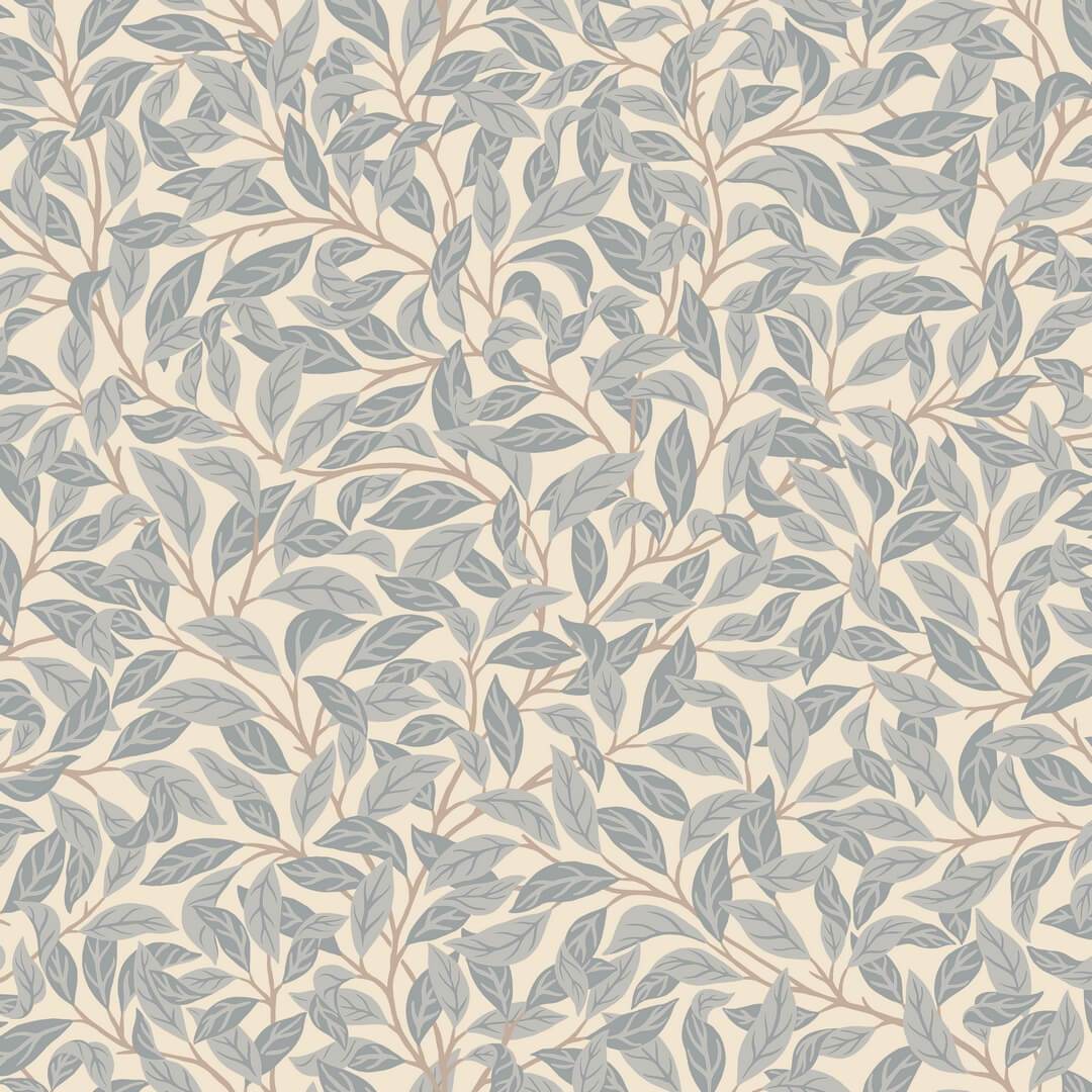 Tapeta liście Sandberg S10770 Jonas Misty Blue Kolonin II