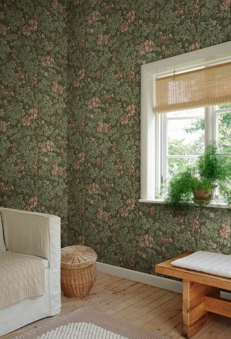 Fototapeta roślinna Sandberg S10900 Tyra Forest Green Kolonin II