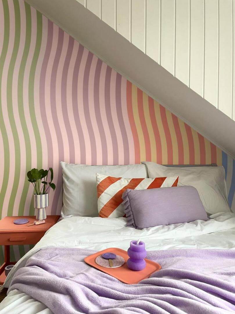 Mural falujące kolorowe paski Esta 159511 Color Pop