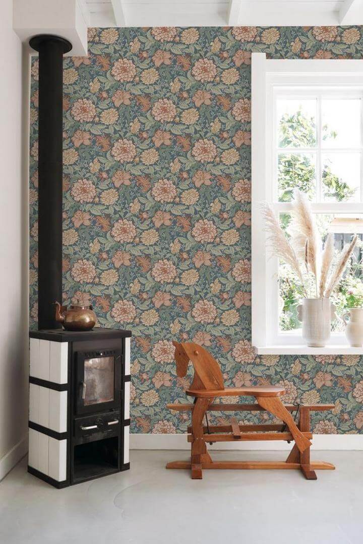 Tapeta kwiaty vintage Esta 139642 Floral