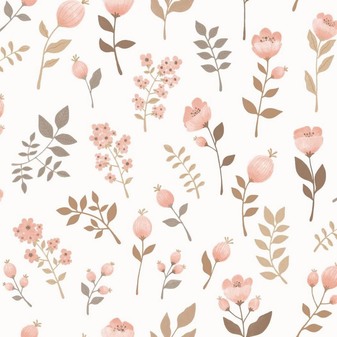 Tapeta kwiaty i liście Esta 139692 Floral