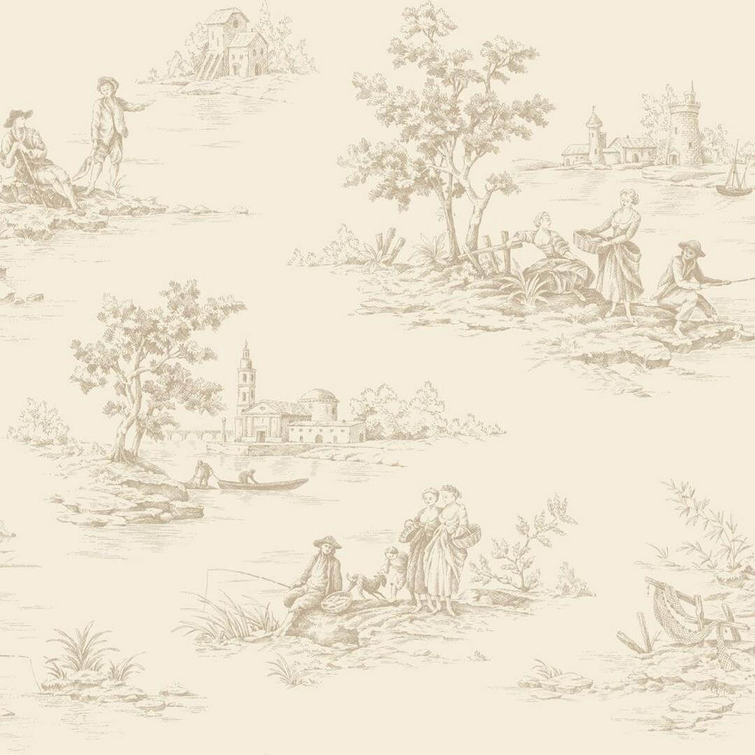Tapeta Toiles de Jouy Esta 139811 Floral