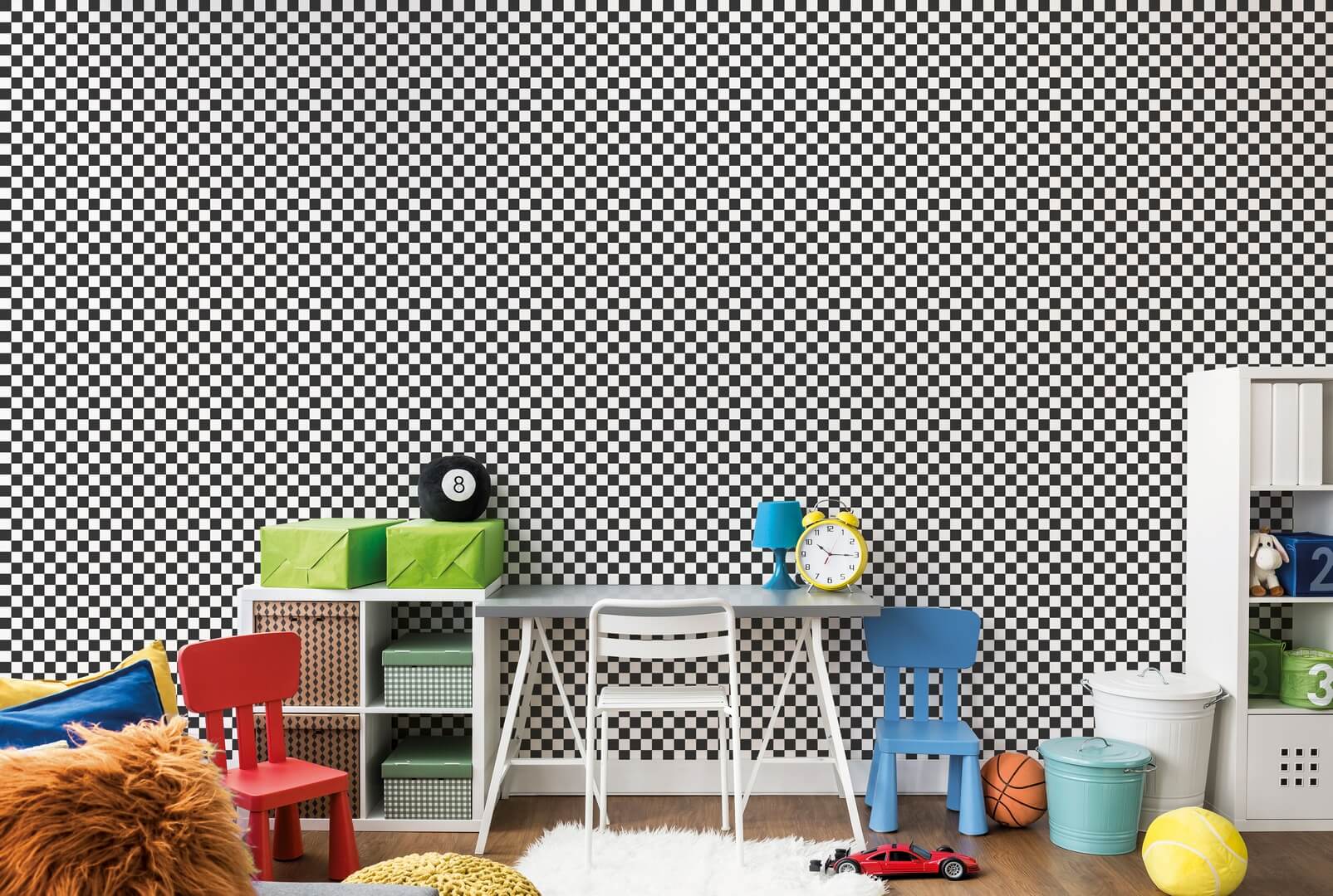 Tapeta szachownica Galerie G78555 Kids Teens