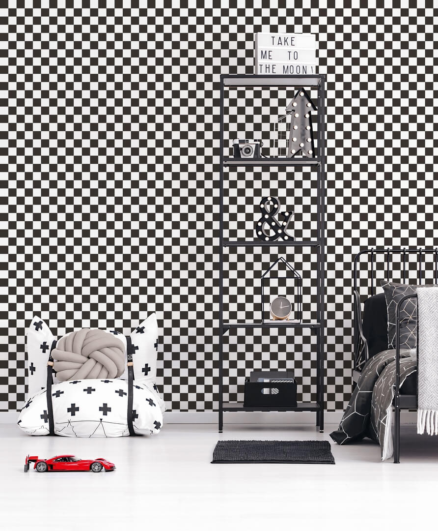 Tapeta szachownica Galerie G78555 Kids Teens