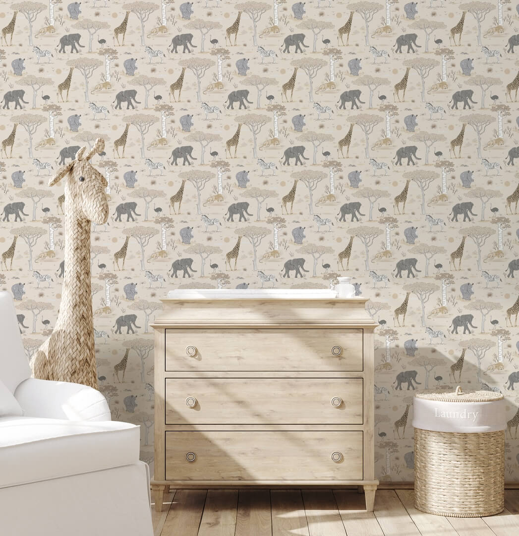 Tapeta zwierzęta sawanny Galerie G78588 Kids Teens
