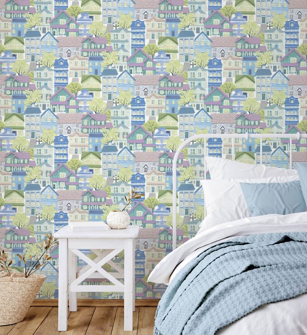 Tapeta domki Galerie G78601 Kids Teens