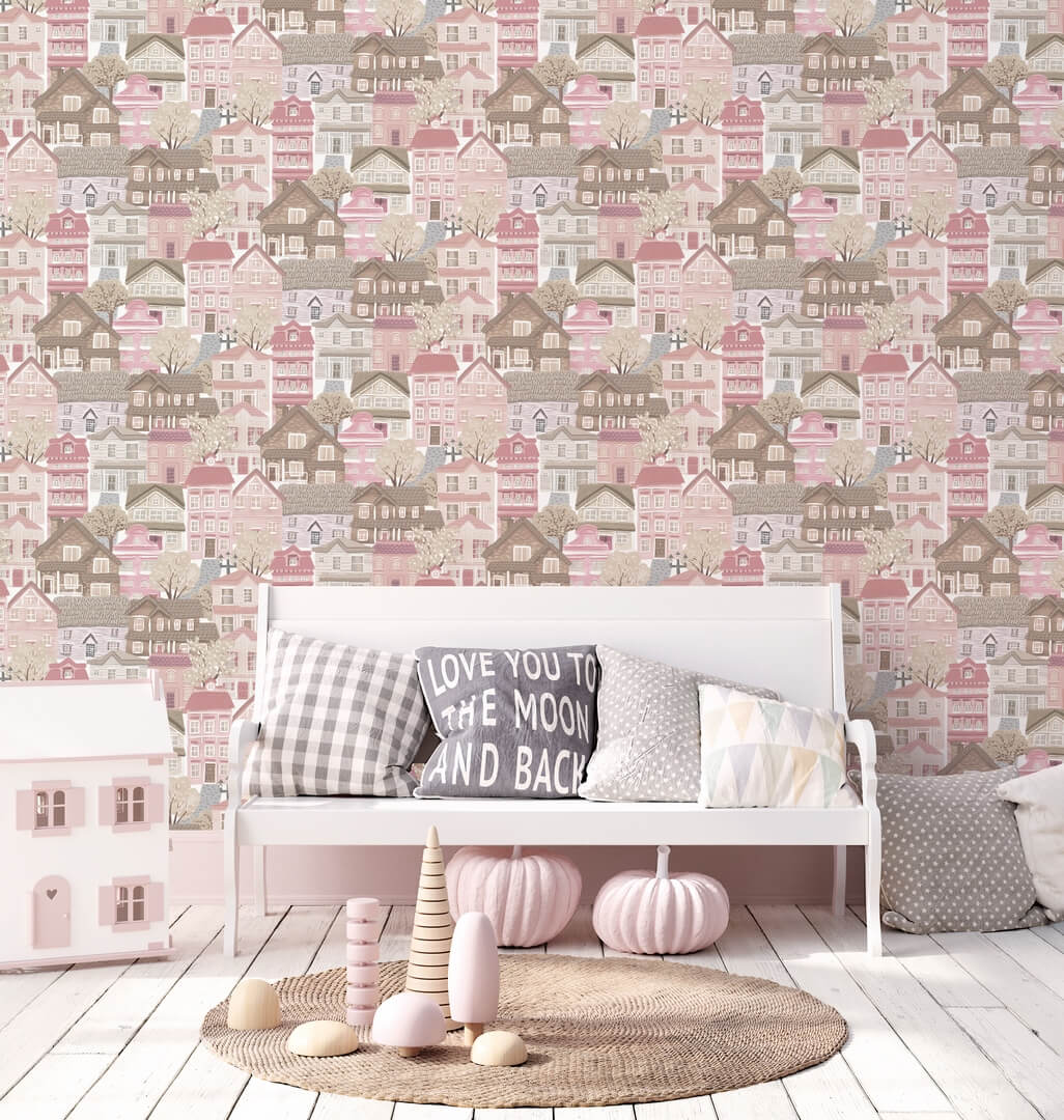 Tapeta domki Galerie G78602 Kids Teens