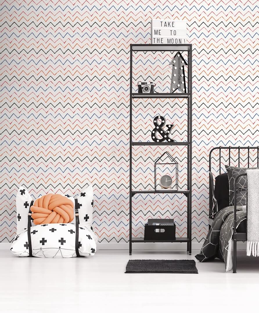 Tapeta kolorowe zygzaki Galerie G78604 Kids Teens