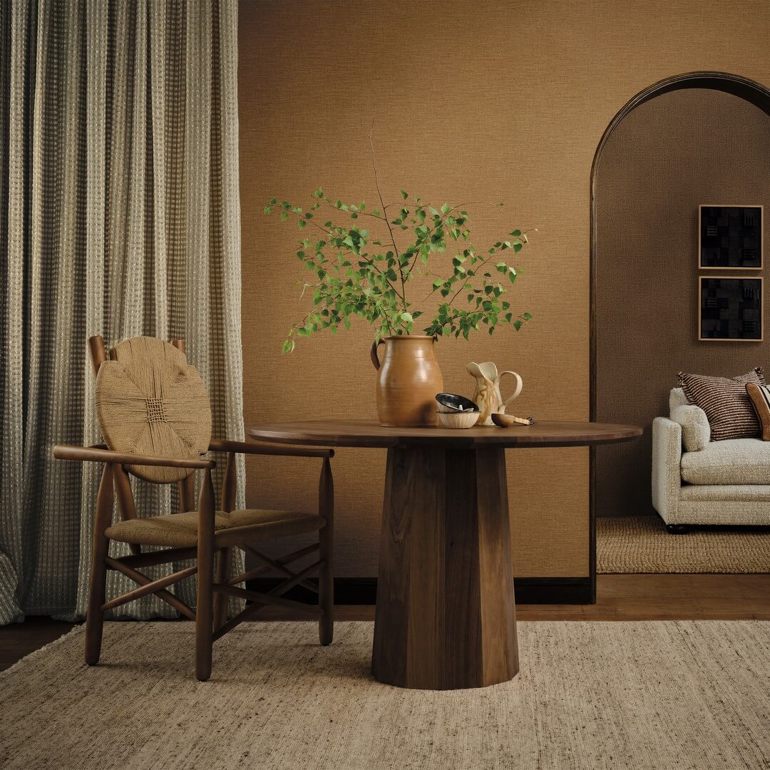 Tapeta imitująca lniane płótno Romo W494/01 Nysa Linen Textured Wallcoverings II