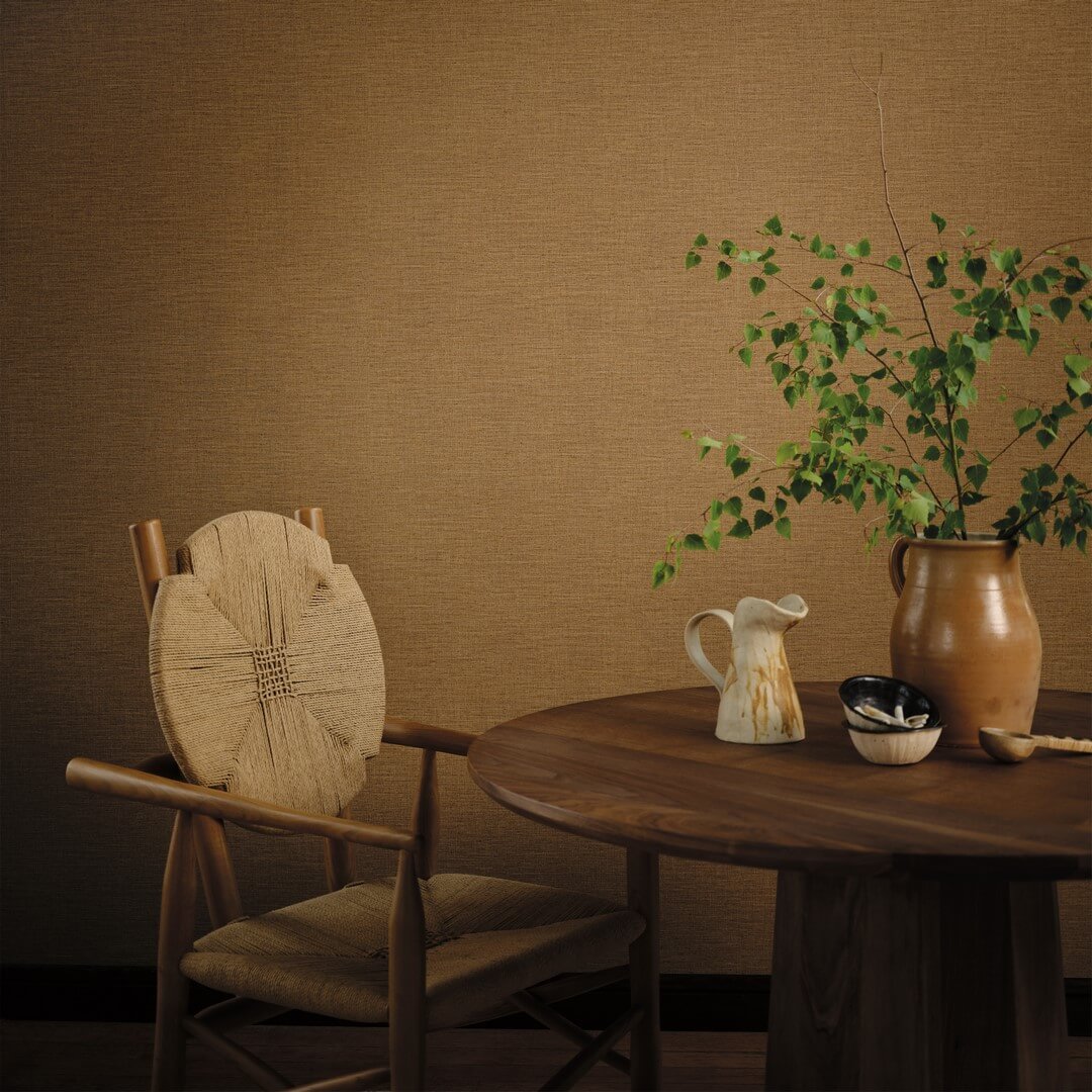 Tapeta imitująca lniane płótno Romo W494/01 Nysa Linen Textured Wallcoverings II