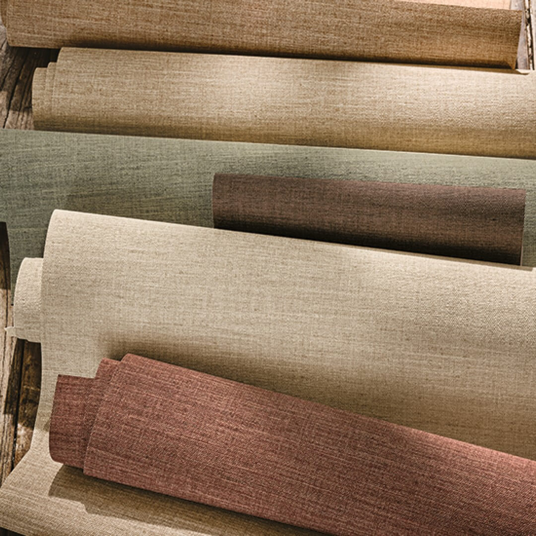 Tapeta imitująca lniane płótno Romo W494/03 Nysa Linen Textured Wallcoverings II