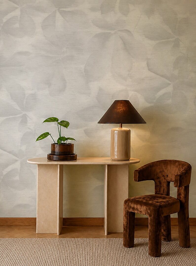 Mural akwarelowe liście Harlequin HAW0341-02 Grounded Signature
