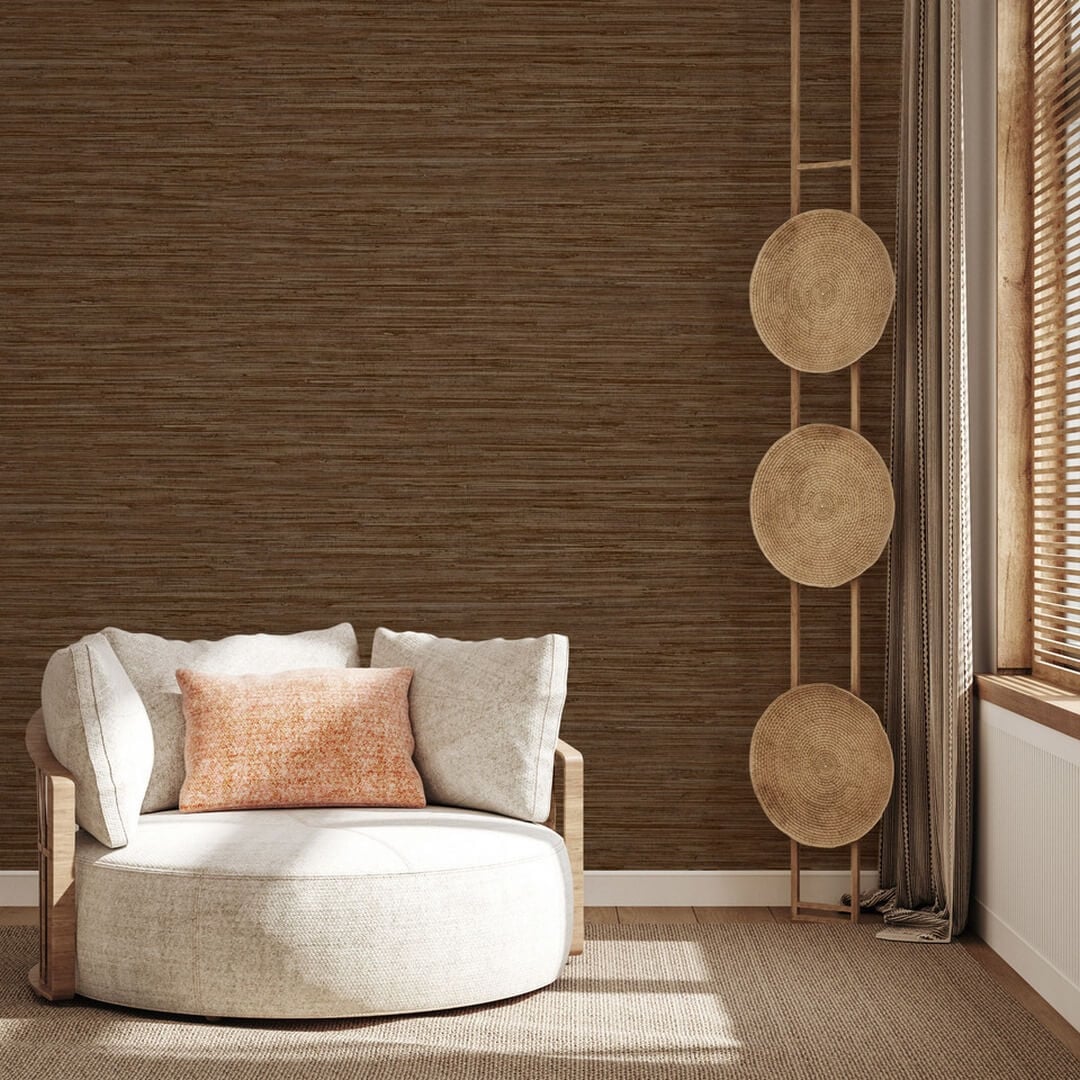 Tapeta imitująca naturalne płótna Grandeco DR1206 Drop - 106 cm szer.
