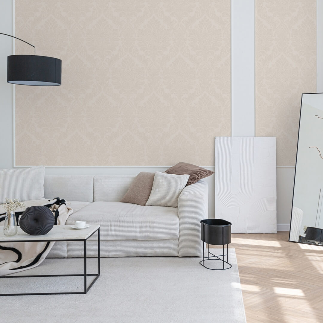 Tapeta ornament Grandeco DR3002 Drop - 106 cm szer.