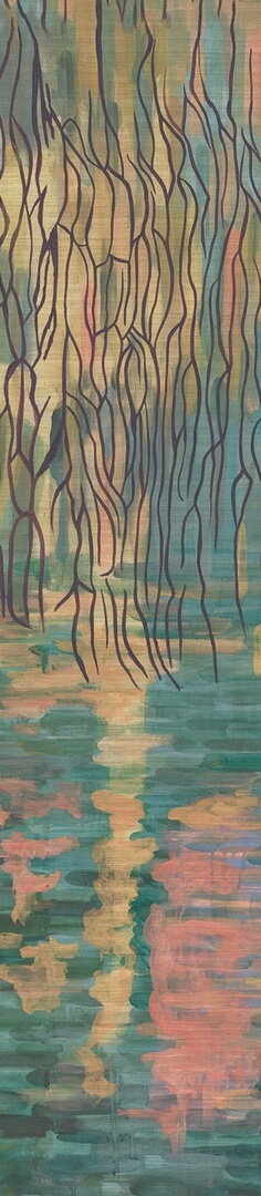Mural artystyczna natura Elitis VP 1011 01 Broceliande Ceres