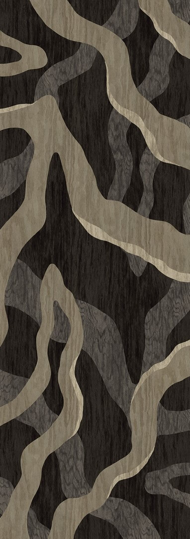Mural inspirowany drewnem Masureel DGCAL4012 Intarsio Caldera