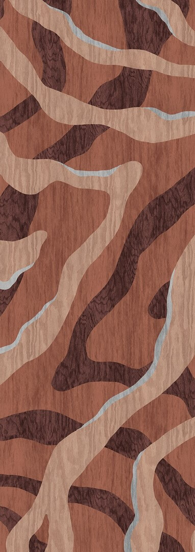 Mural inspirowany drewnem Masureel DGCAL4031 Intarsio Caldera
