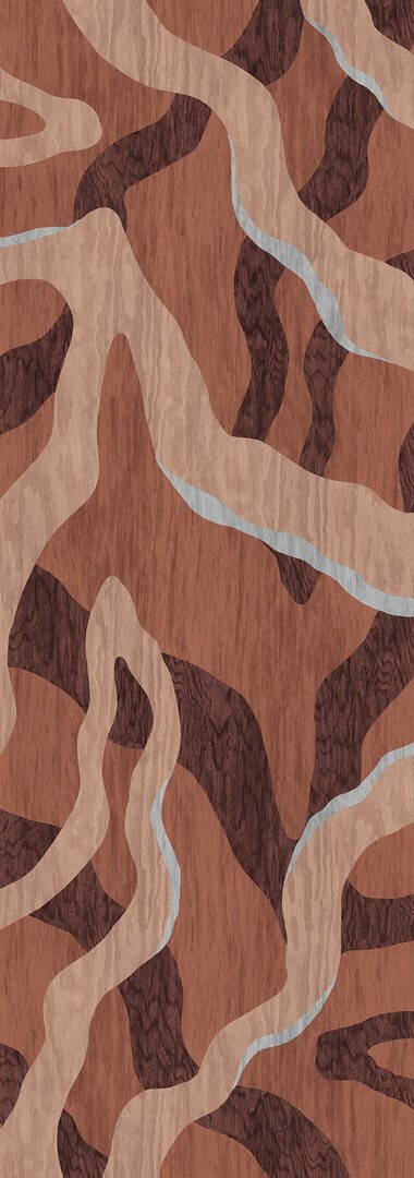 Mural inspirowany drewnem Masureel DGCAL4032 Intarsio Caldera