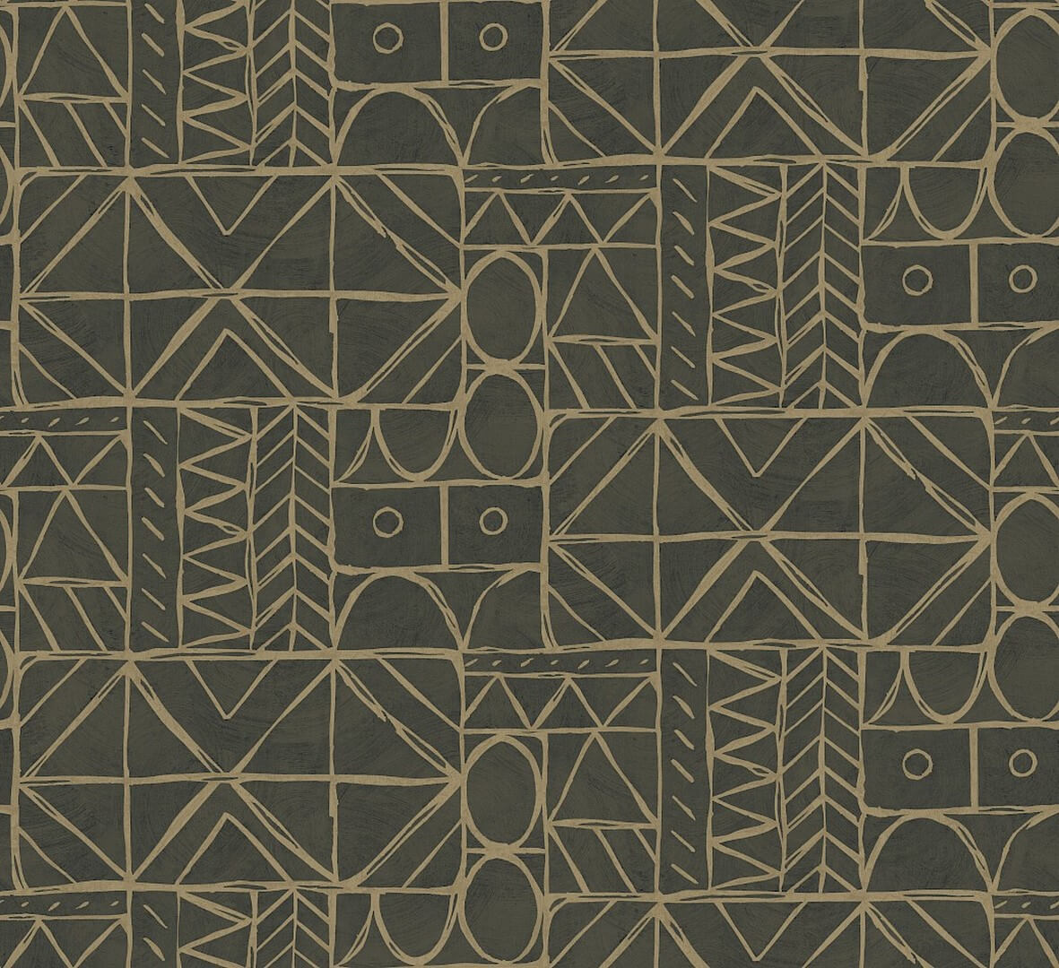Tapeta geometryczna Masureel TES303 Bogolan Tessura