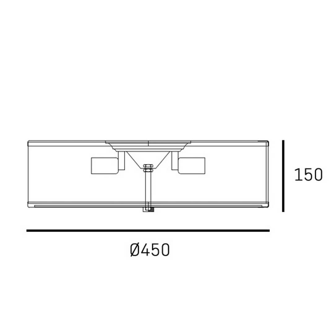 Plafon CONCORD C04491BR Cosmo Light