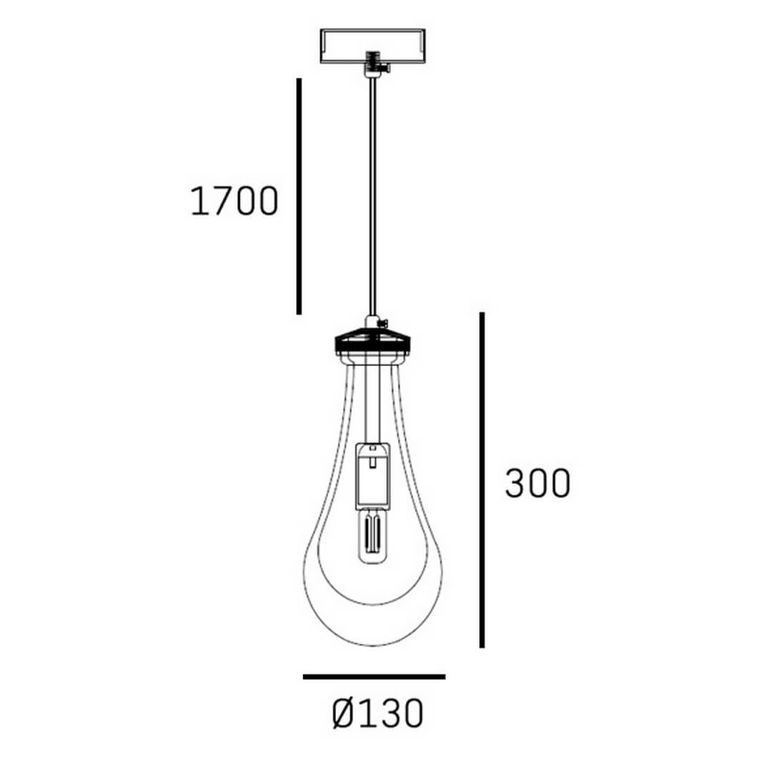 Lampa wisząca MEMPHIS P01128BR Cosmo Light