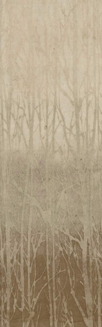 Mural tekstylny sylwetki drzew Arte 32372 Arbor Ombre