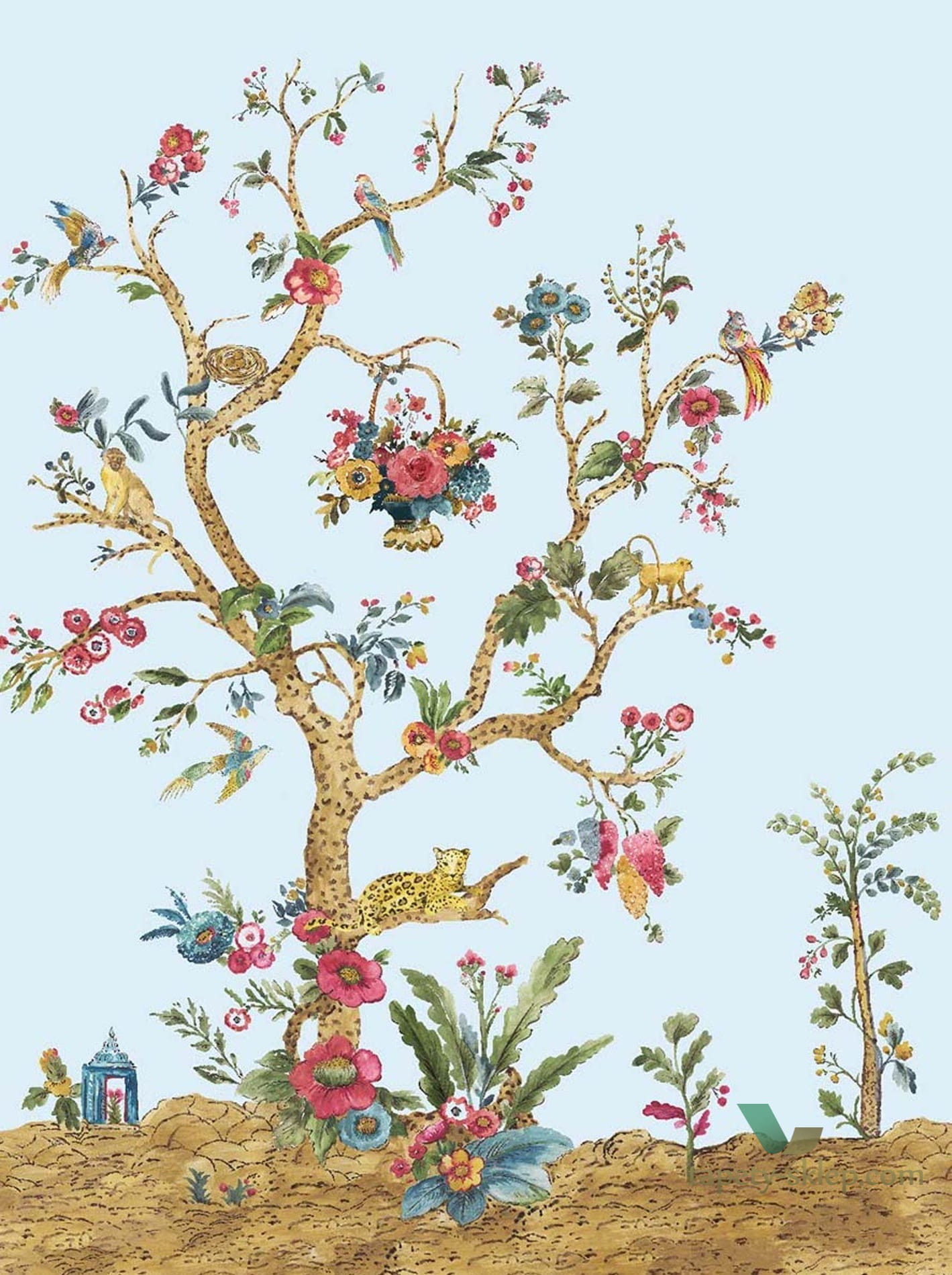 Mural Daisy Bennett DB11708m Monkey Tree Anthology Resource Wallquest