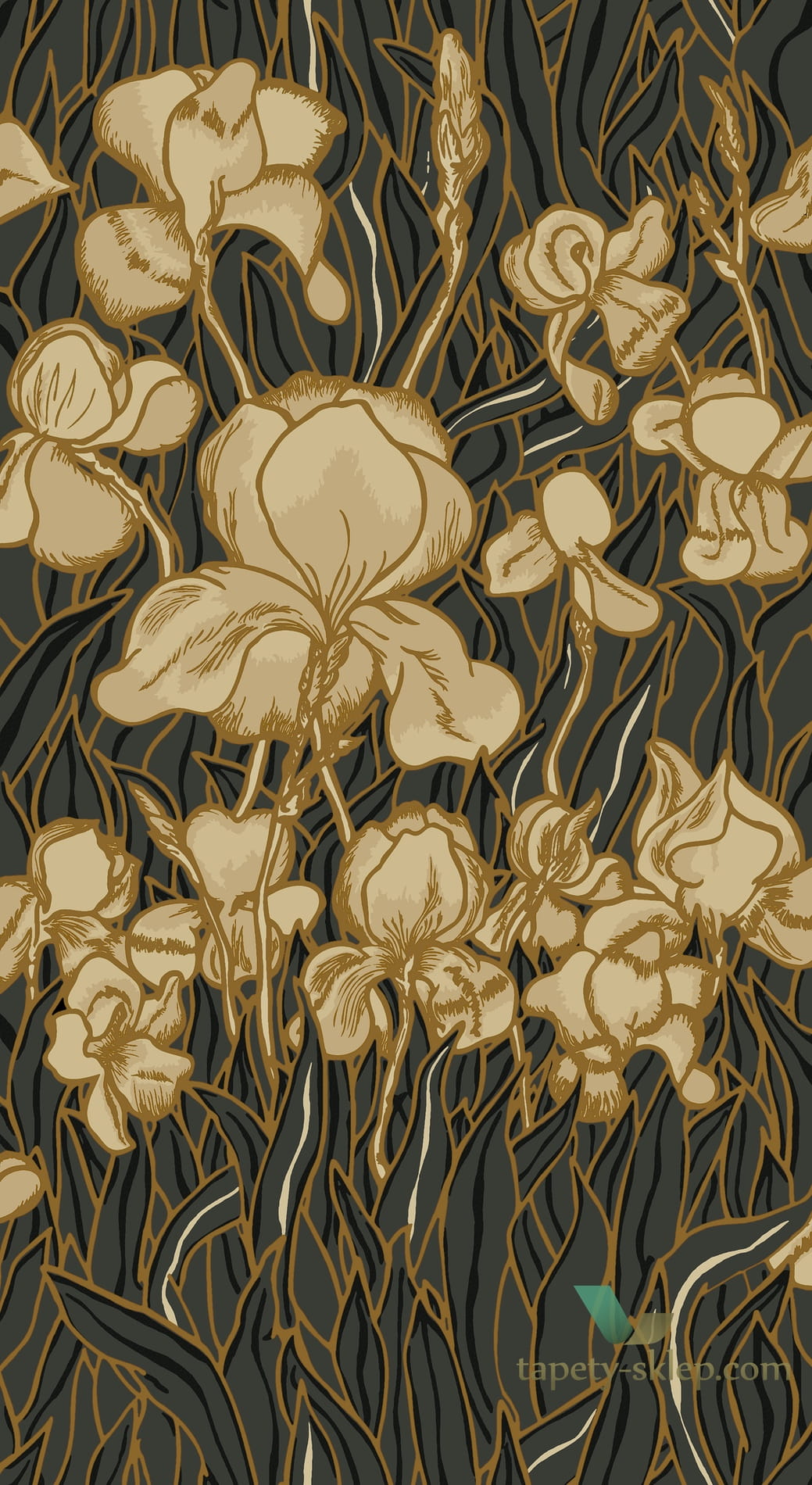 Tapeta Kwiaty Flavor Paper Arte FP1041 Iris
