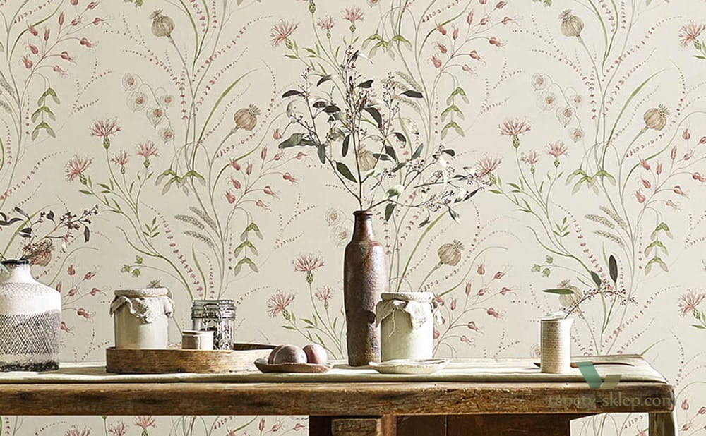 Tapeta botaniczna Sanderson 216498 Summer Harvest