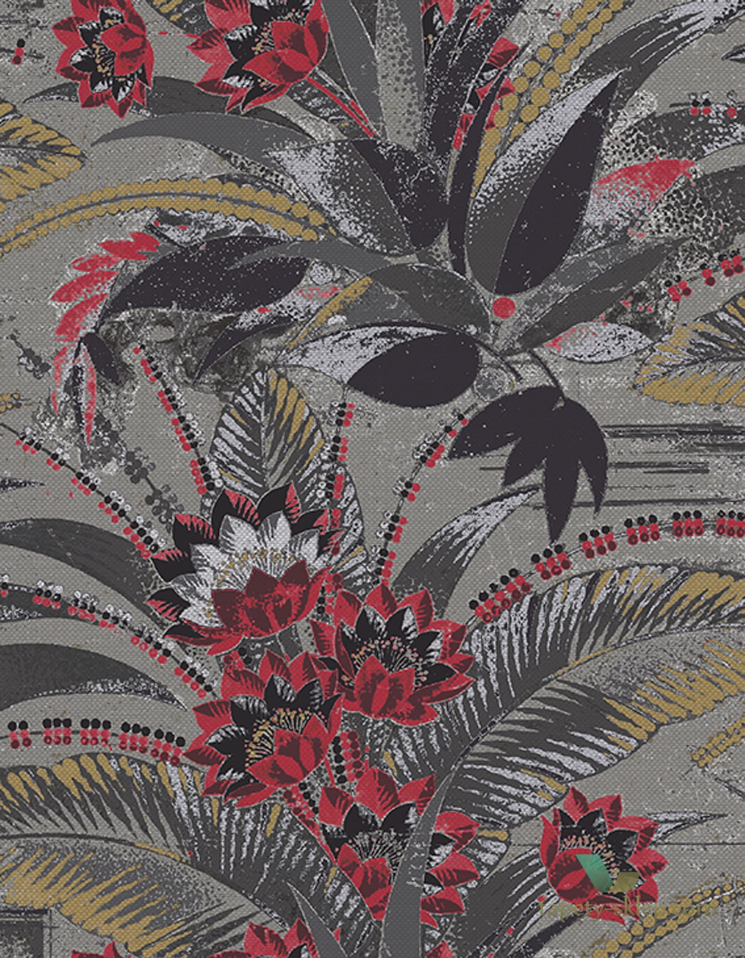 Tapeta w tropikalne liście Arte 27020 Decorata Figura