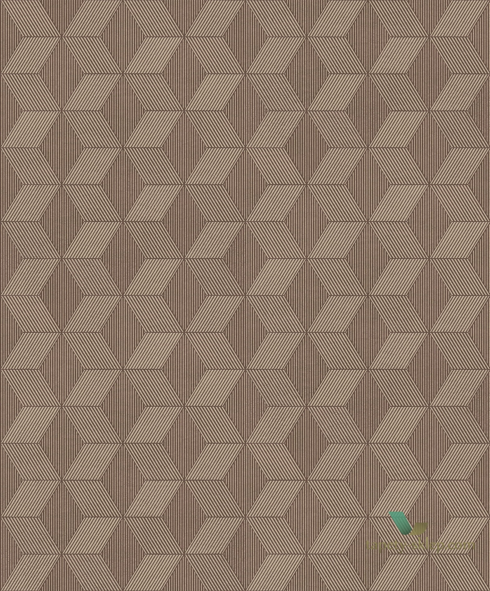 Tapeta geometryczna 3D Khroma ORB503 Manhattan Orbital