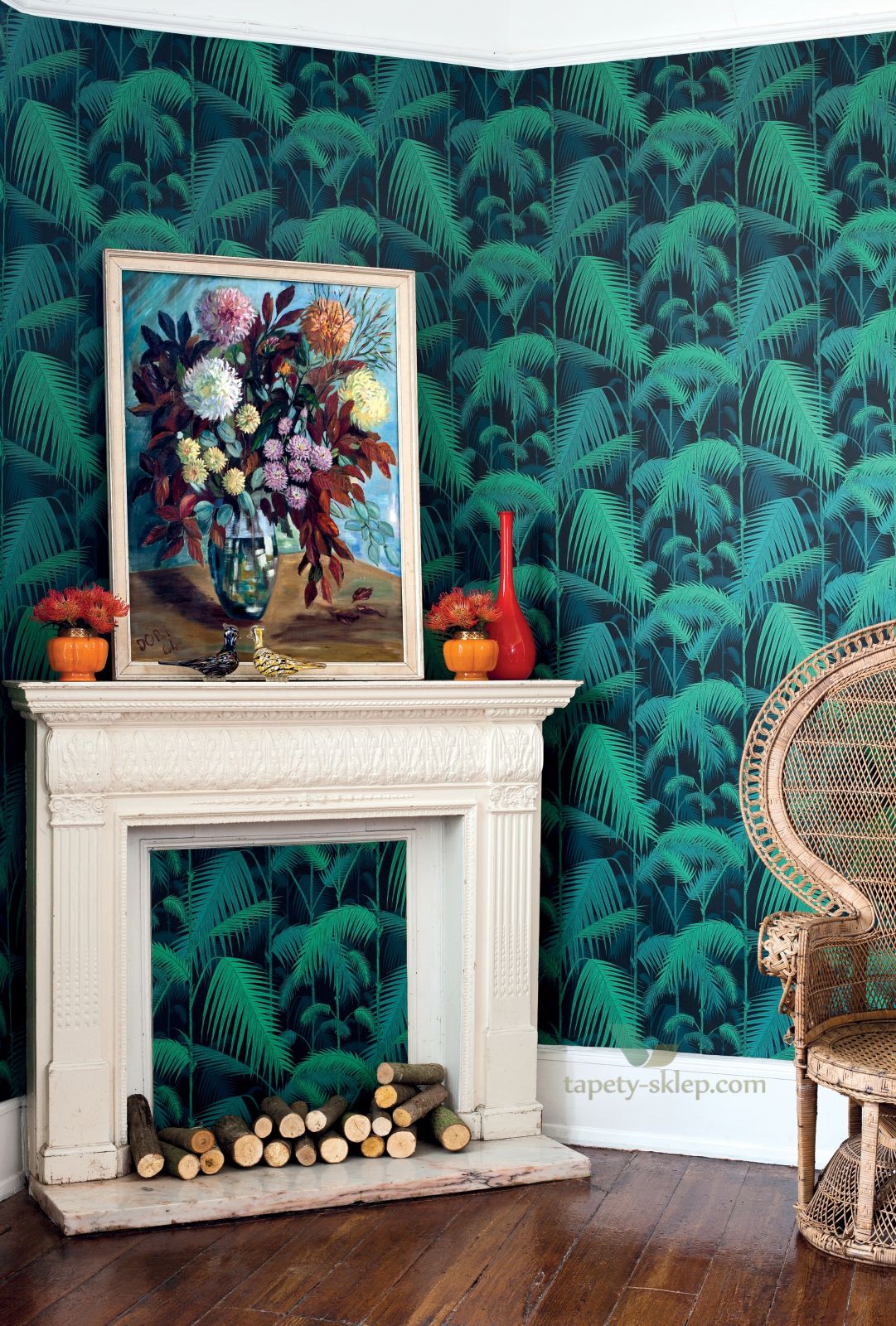 Tapeta Cole & Son Contemporary Restyled Palm Jungle 95/1003