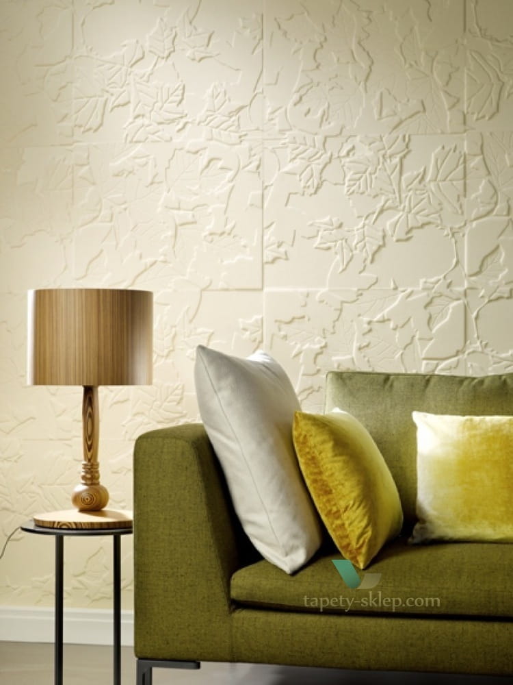 Tapeta tekstylna 3D liście 10501 Arte Intrigue