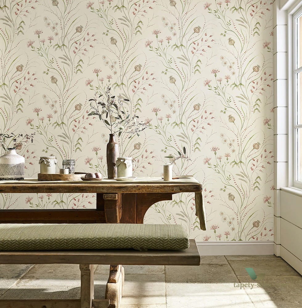 Tapeta botaniczna Sanderson 216498 Summer Harvest