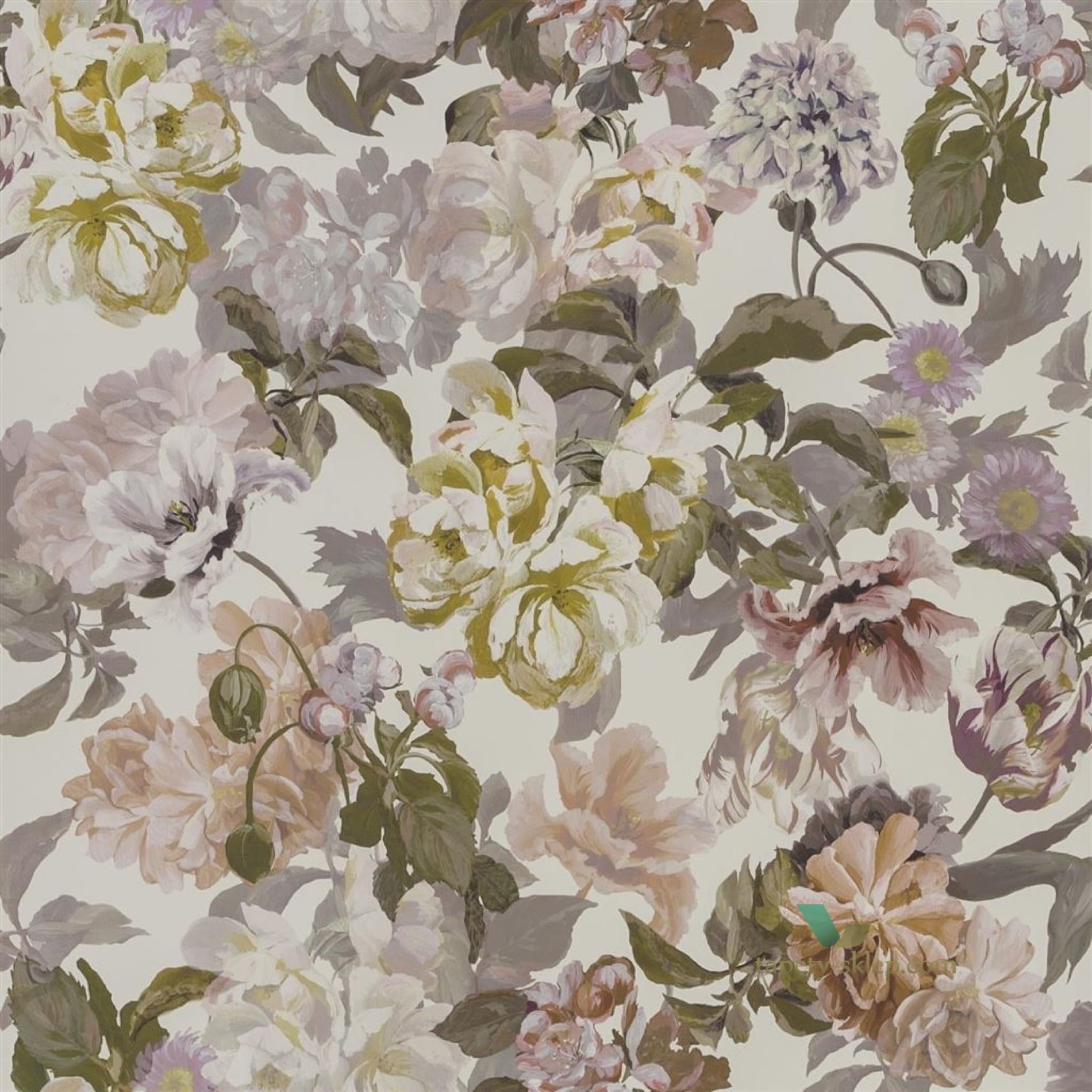 Tapeta Designers Guild PDG1033/03 Delft Flower Tulipa Stellata