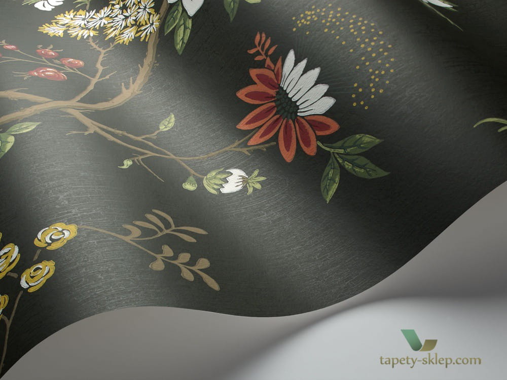 Tapeta kwiatowe pnącza Cole&Son Camellia 115/8026 Botanical Botanica