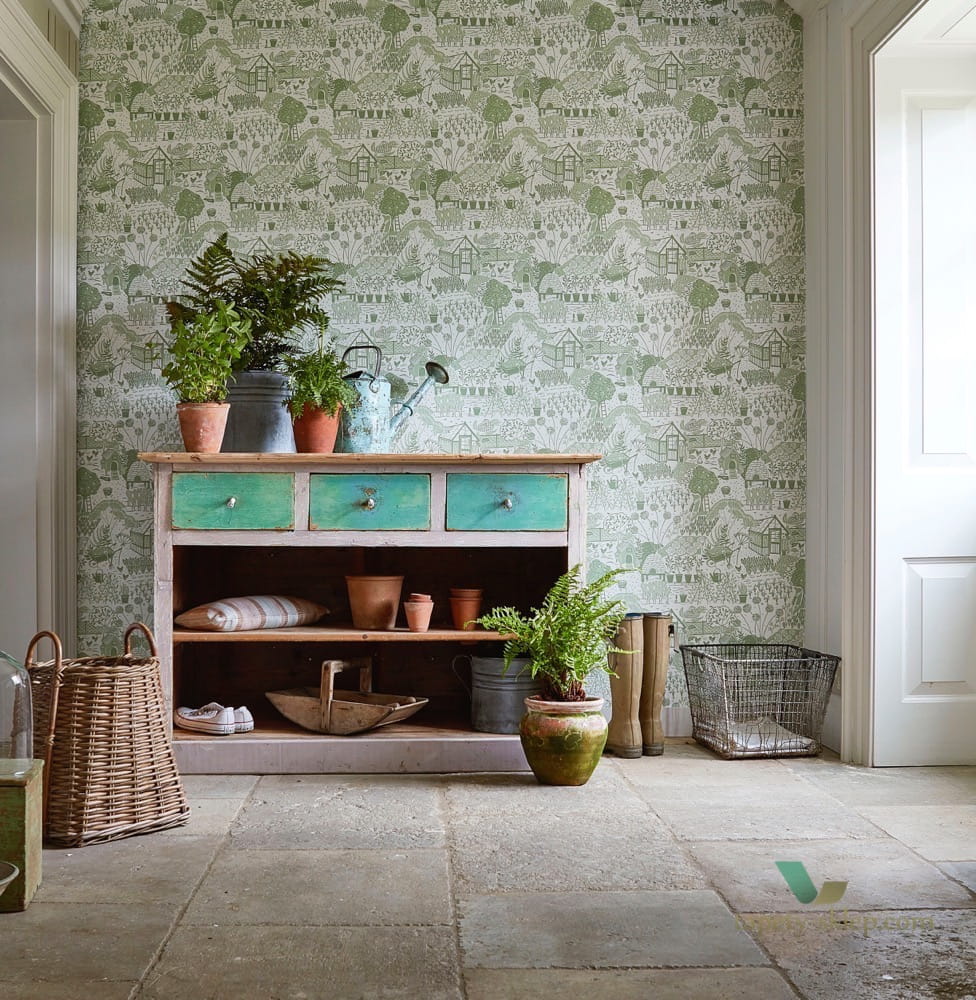 Tapeta Sanderson 216353 The Potting Room
