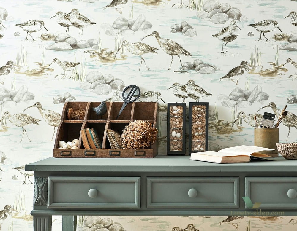 Tapeta ptaki Sanderson 216492 Estuary Birds